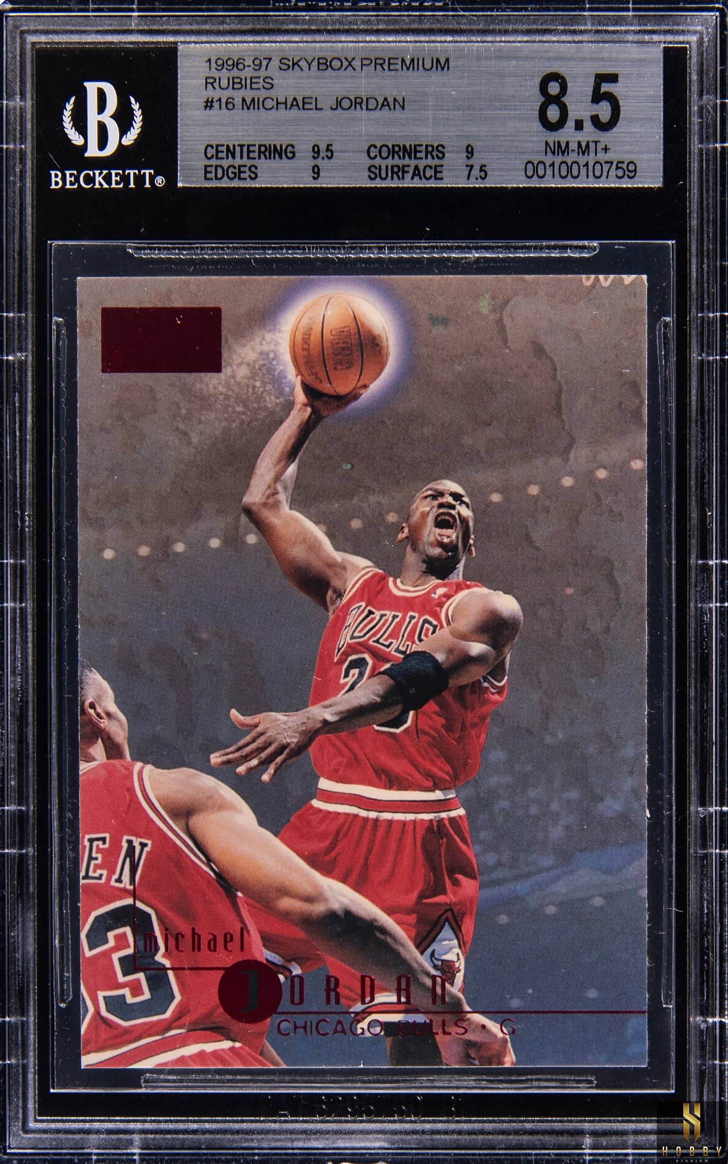 1996-97 SkyBox Premium Rubies #16 Michael Jordan